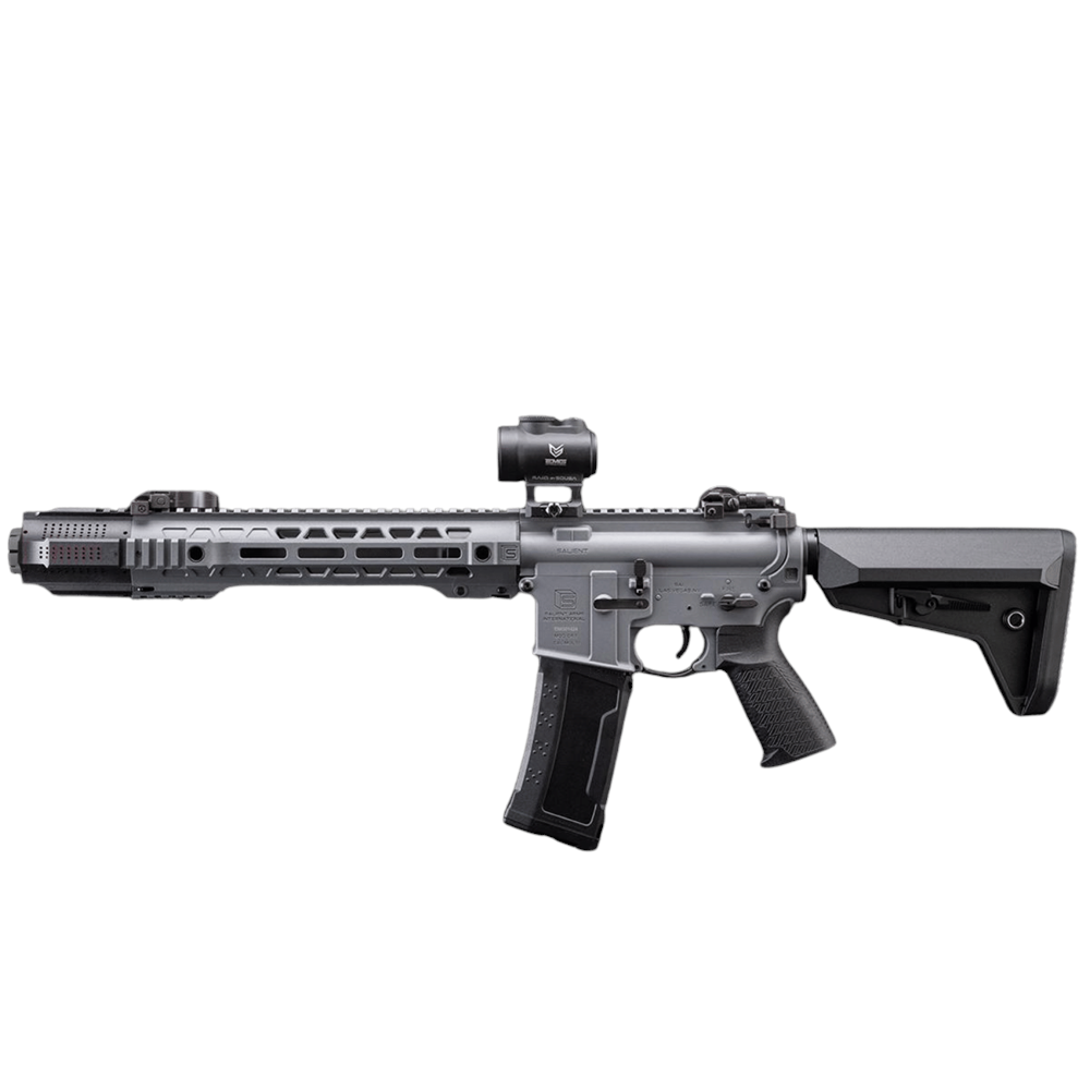 EMG SAI GRY AR-15 GRI Renk /10,5''/Polymer Battery & Charger Package Airsoft Tüfek Seti(Kopya)