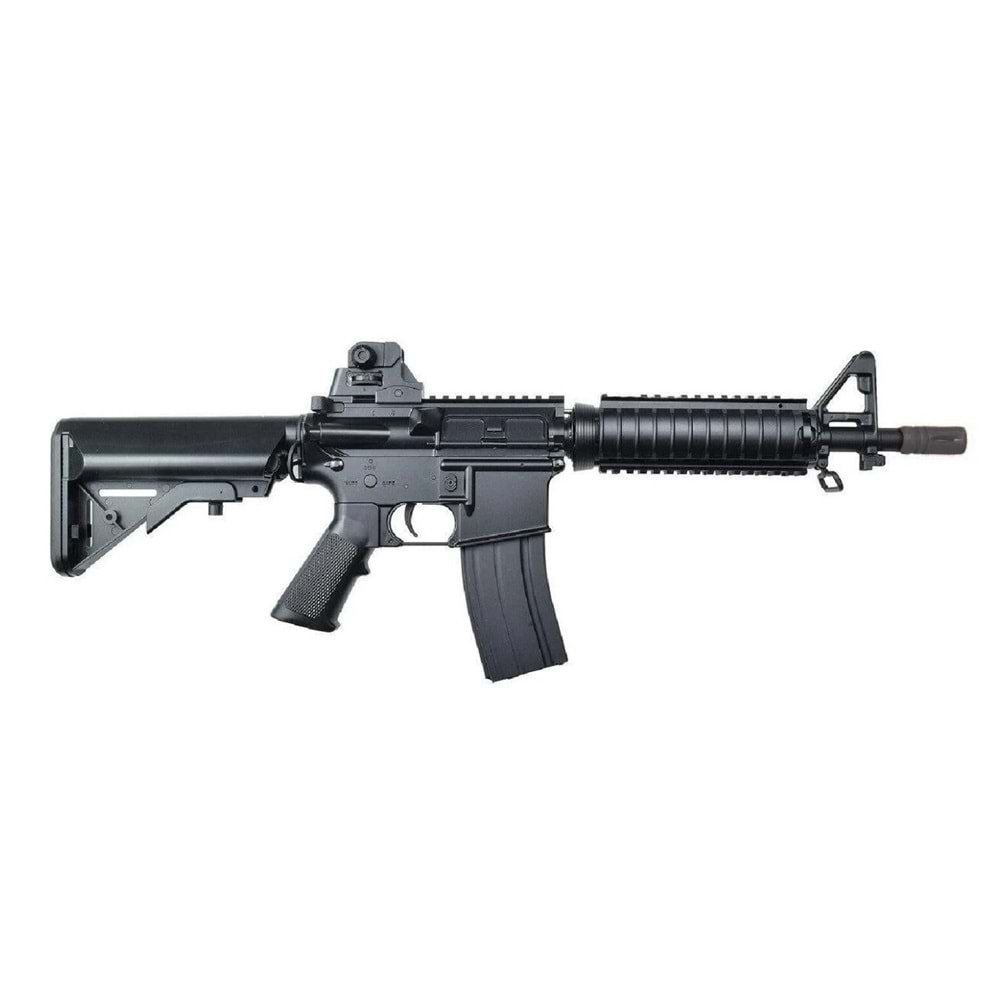 CYMA Colt Lisanslı M4 CQB-R SOPMOD LiPo Ready Metal Gearbox Siyah AEG Airsoft Tüfek