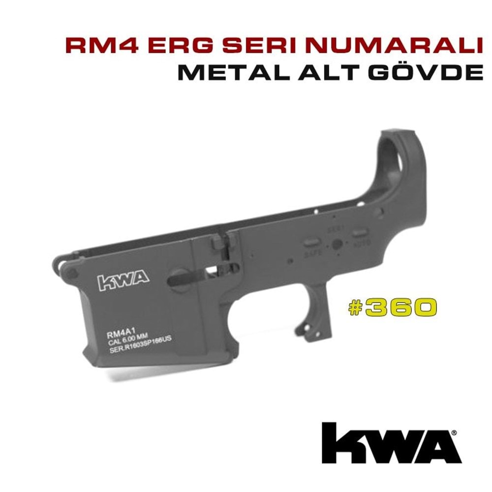 RM4 ERG SERI NUMARALI METAL ALT GÖVDE