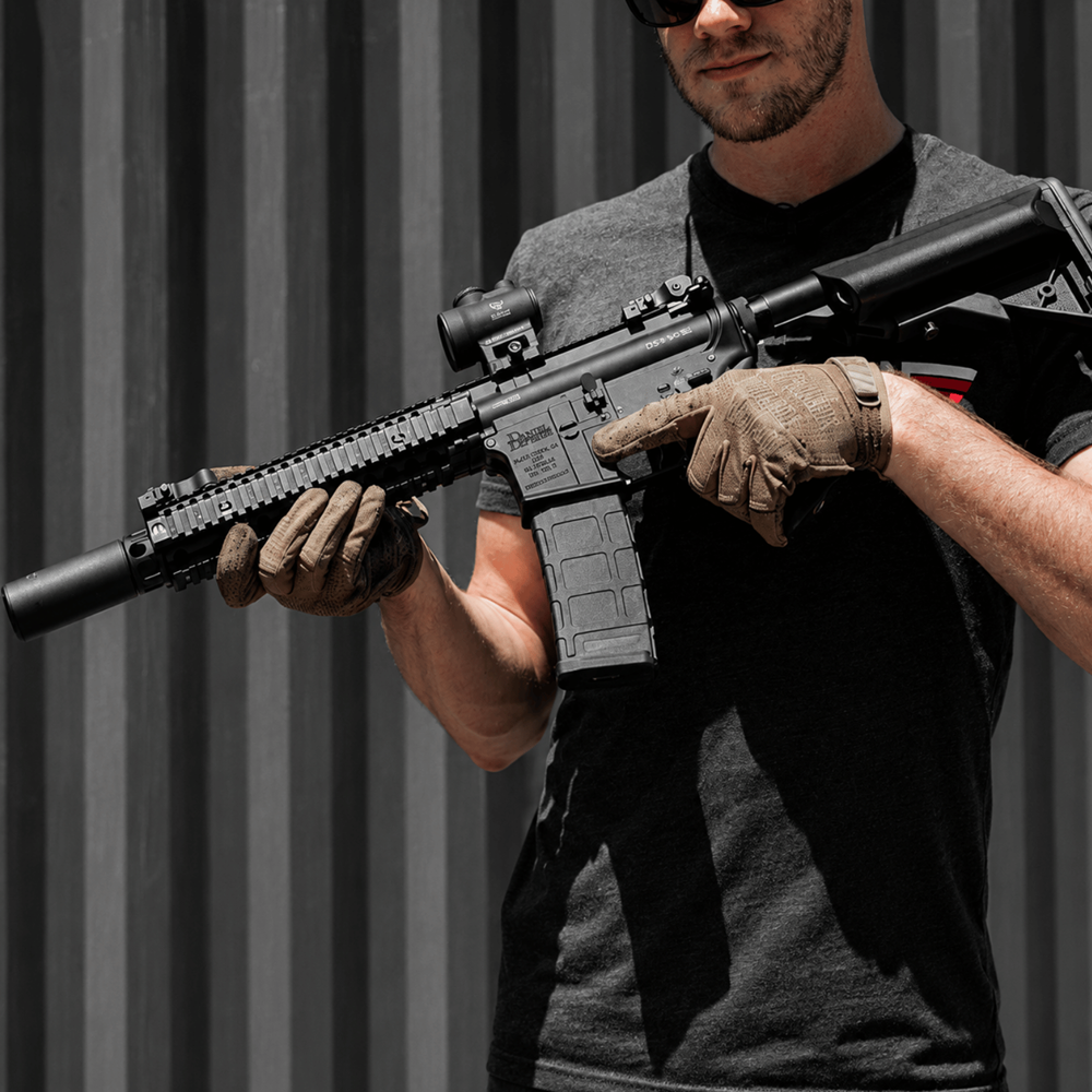 EMG Daniel Defense Lisanslı DDM4A1 Block II 12'' SIYAH Airsoft Tüfek Platinum QBS 400FPS