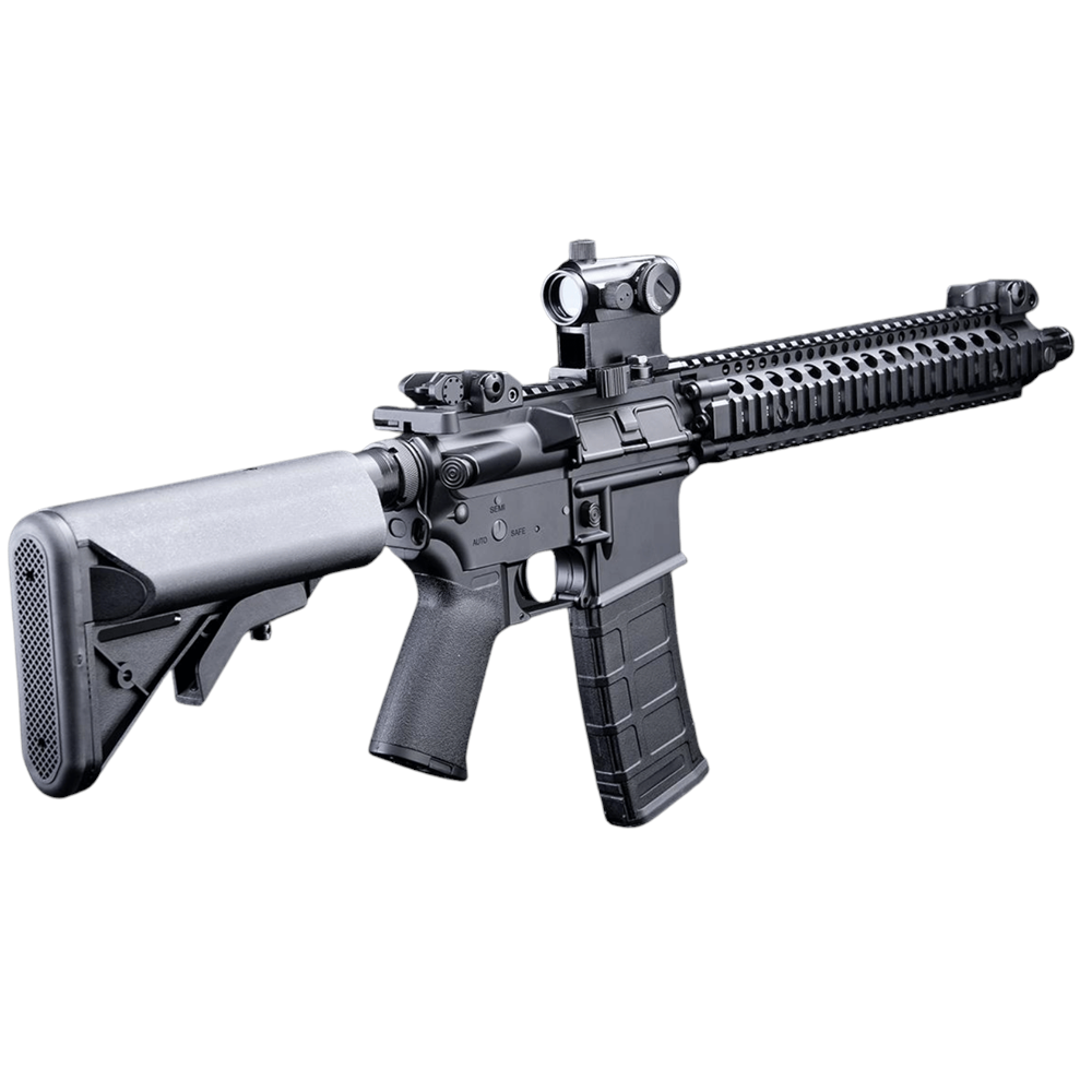 EMG Daniel Defense Lisanslı DDM4A1 Block II 12'' SIYAH Airsoft Tüfek Platinum QBS 400FPS