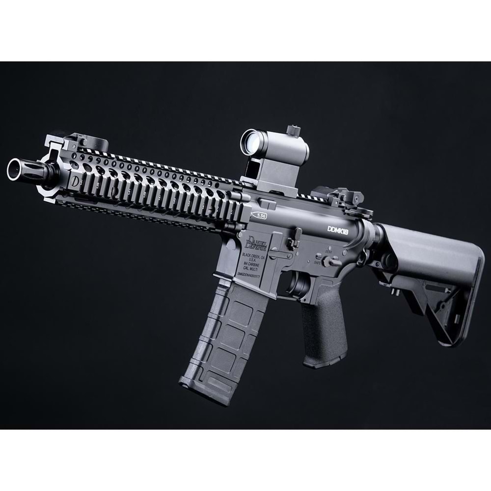 EMG Daniel Defense Lisanslı DDM4 SIYAH Airsoft Tüfek Platinum QBS