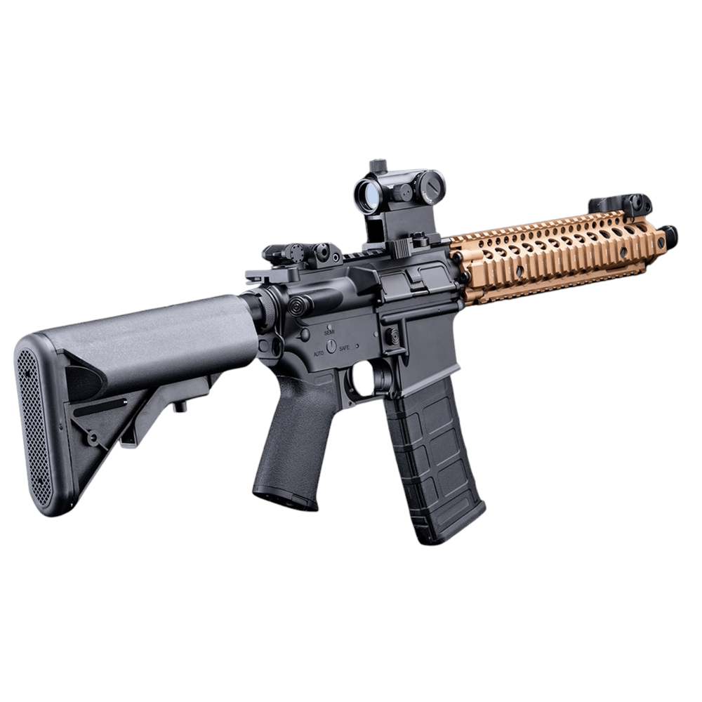 EMG CYMA Daniel Defense Lisanslı DDMK18 Black & Dark Earth Platinum QBS AEG Airsoft Tüfek