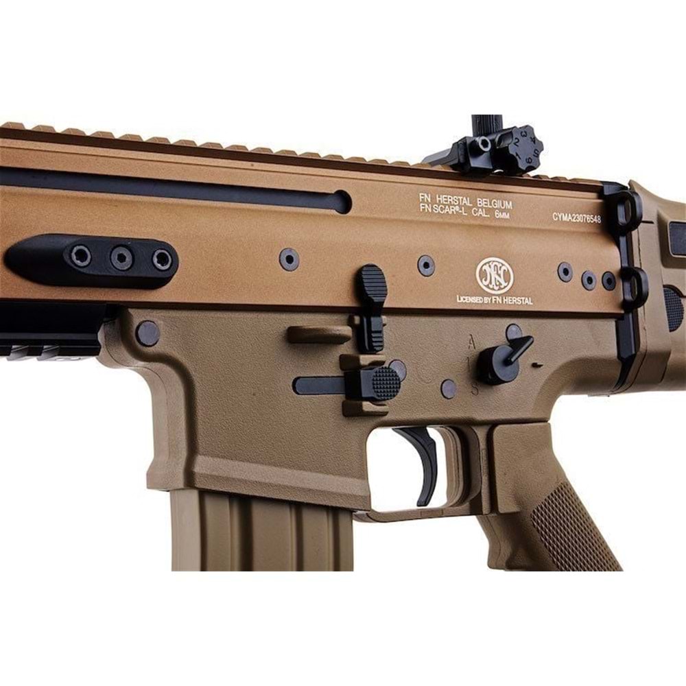 CYMA FN Lisanslı SCAR-L Airsoft Tüfek / TAN Rengi 200955