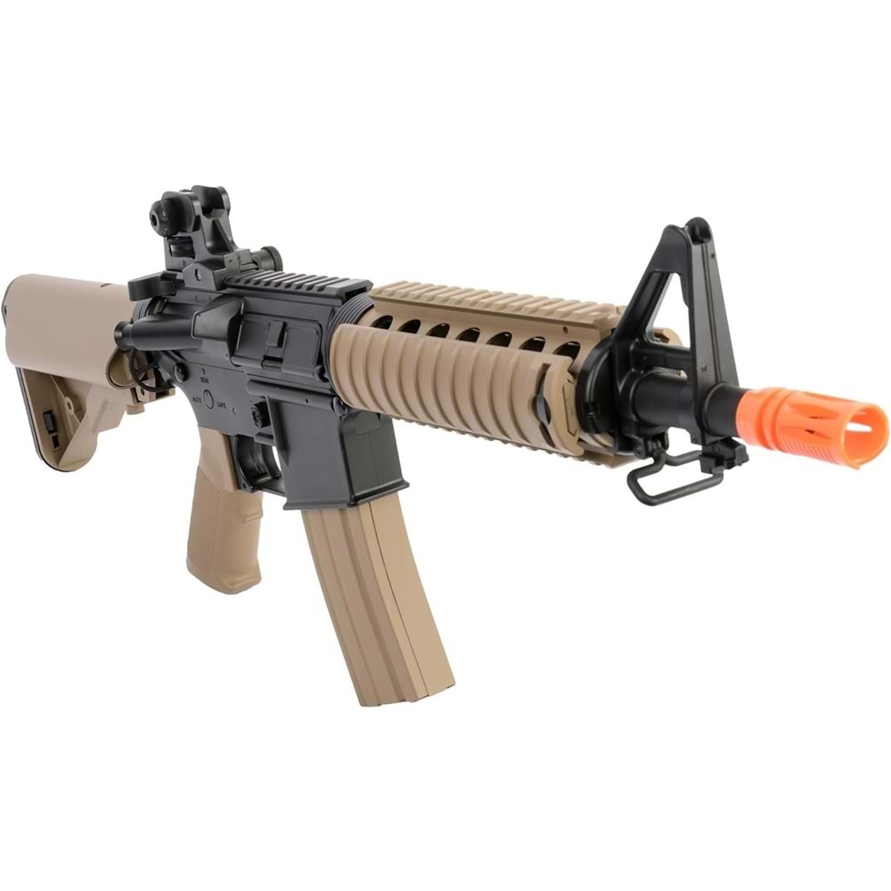 Cybergun Colt Lisanslı M4 CQB-R SOPMOD TAN LiPo Ready Metal Gearbox Airsoft Tüfek CYMA OEM