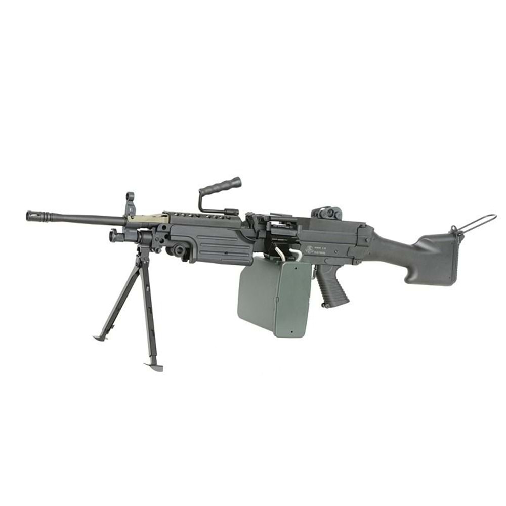 A&K FN LISANSLl M249 MKII SIYAH FULL METAL Airsoft Makinalı AEG Tüfek