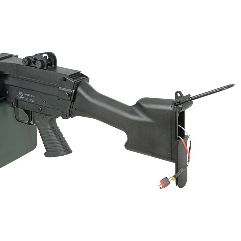 A&K FN Licensed M249 MKII Siyah Full Metal LMG AEG Airsoft Tüfek