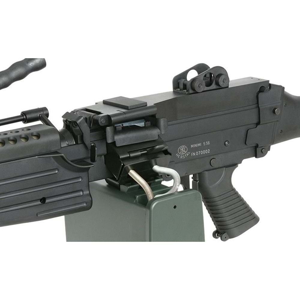 A&K FN LISANSLl M249 MKII SIYAH FULL METAL Airsoft Makinalı AEG Tüfek