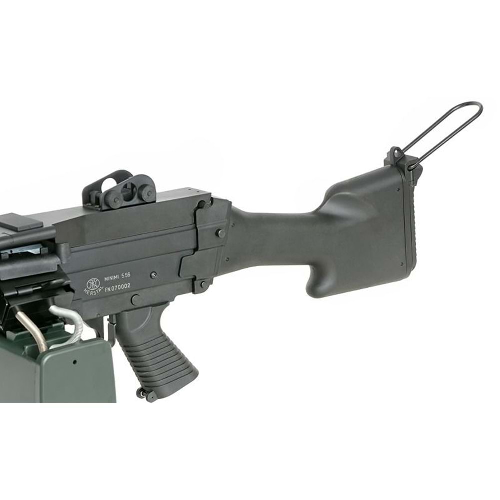 A&K FN Licensed M249 MKII Siyah Full Metal LMG AEG Airsoft Tüfek