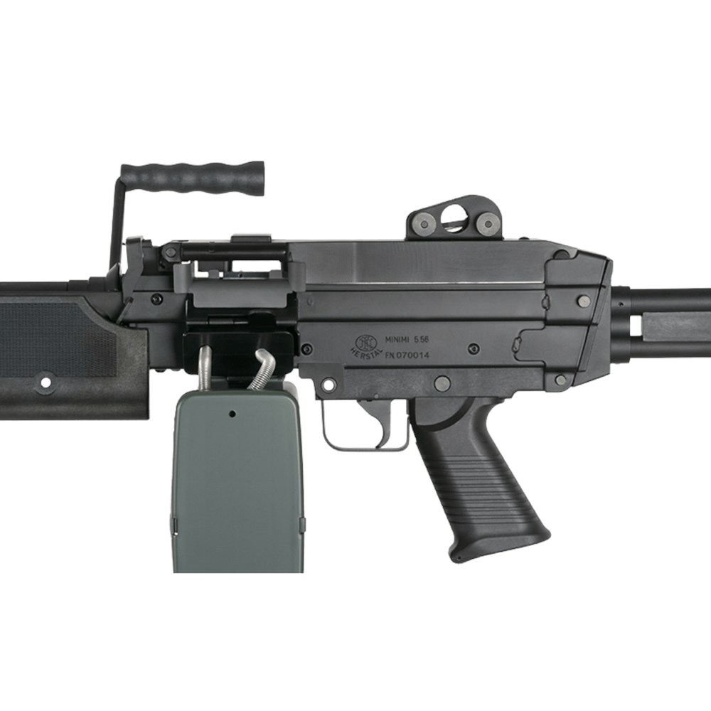 A&K FN M249-MK1 FULL METAL AEG Airsoft LMG Tüfek ( AK-M249-MK1-BK )