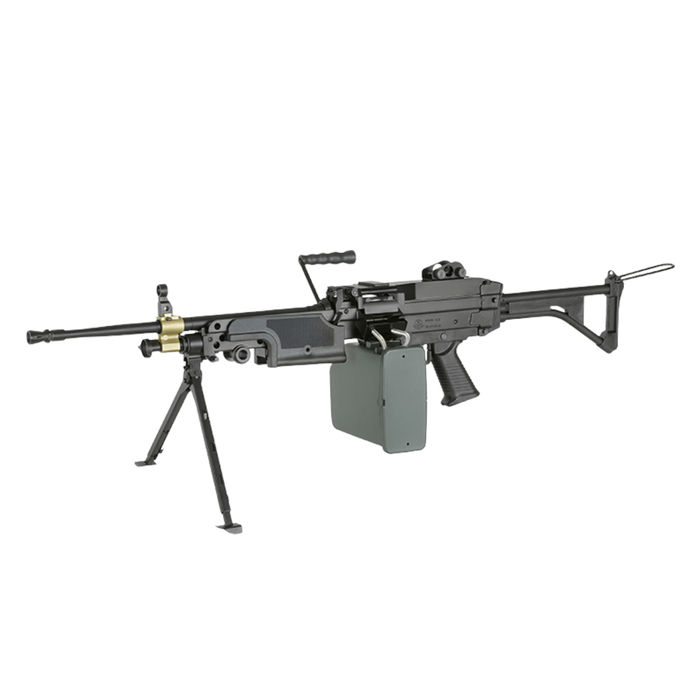 A&K FN M249-MK1 FULL METAL AEG Airsoft LMG Tüfek ( AK-M249-MK1-BK )