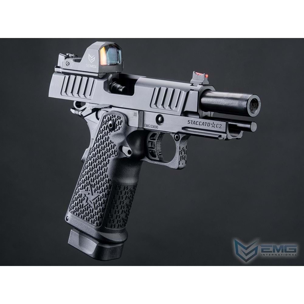 Army Helios Staccato Licensed C2 Compact 2011 GBB Pistol with RMR Cut Tabanca