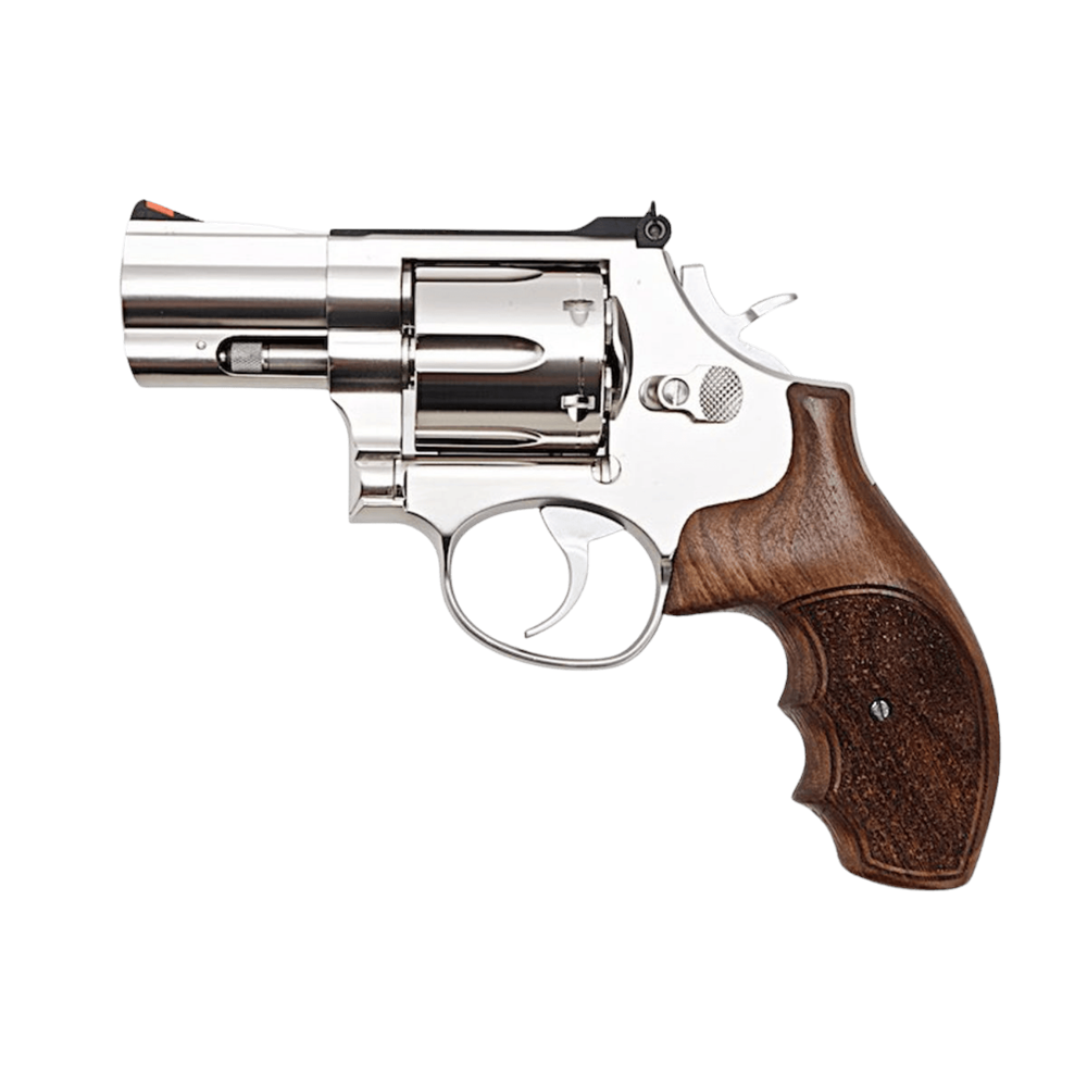 ARES 2'' S&W 686 CO2 Revolver - Silver & Ağaç Kabza Toplu Airsoft Tabanca