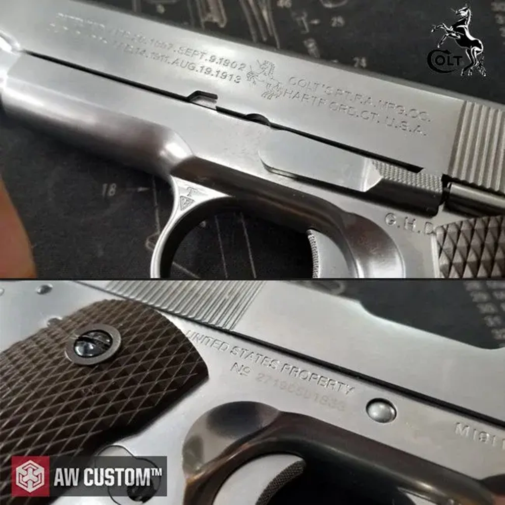 Cybergun COLT 1911 Lisanslı GBB AIRSOFT TABANCA - GÜMÜŞ RENK