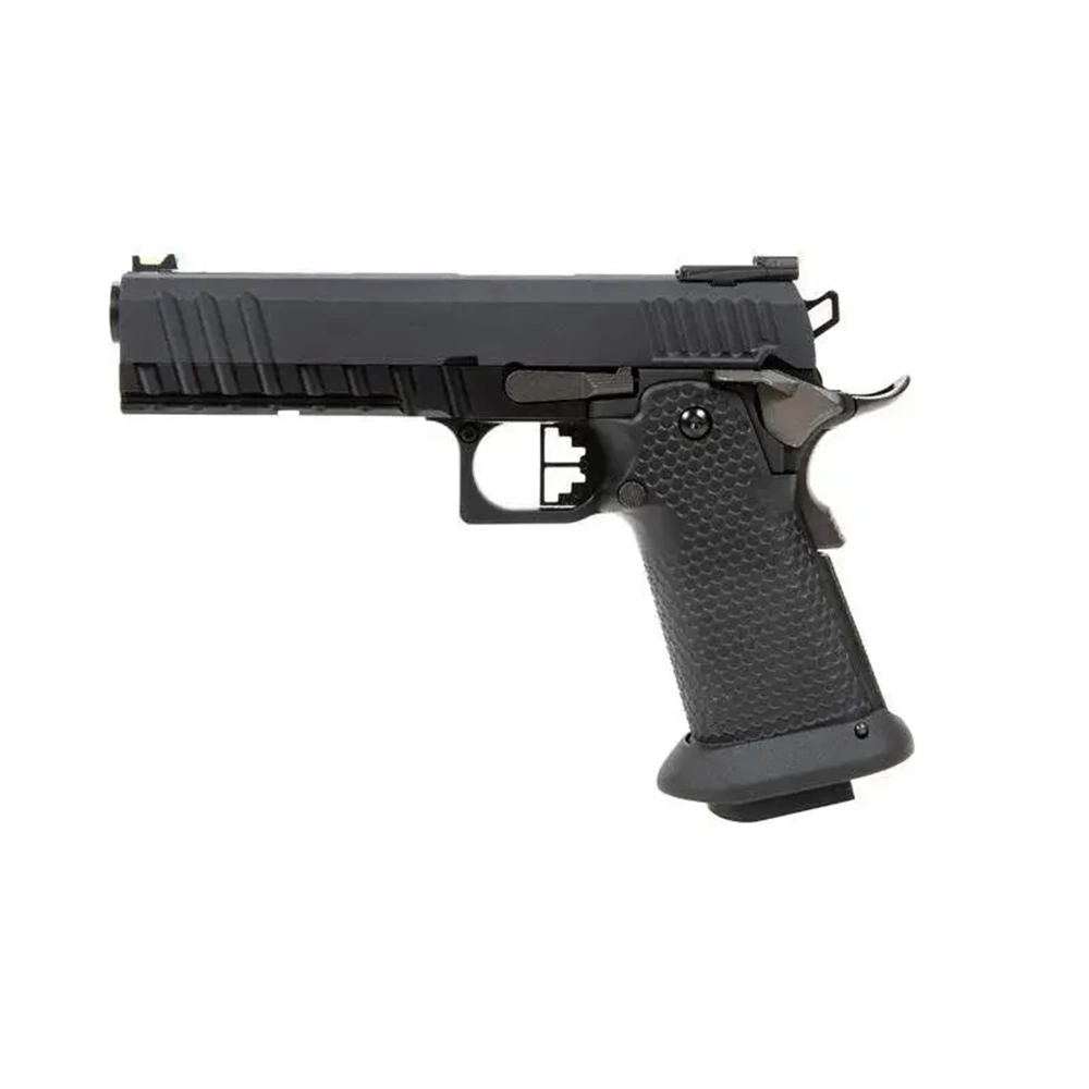 AW HX2003 Black Ace Hi-Capa Full Metal GBB Airsoft Tabanca