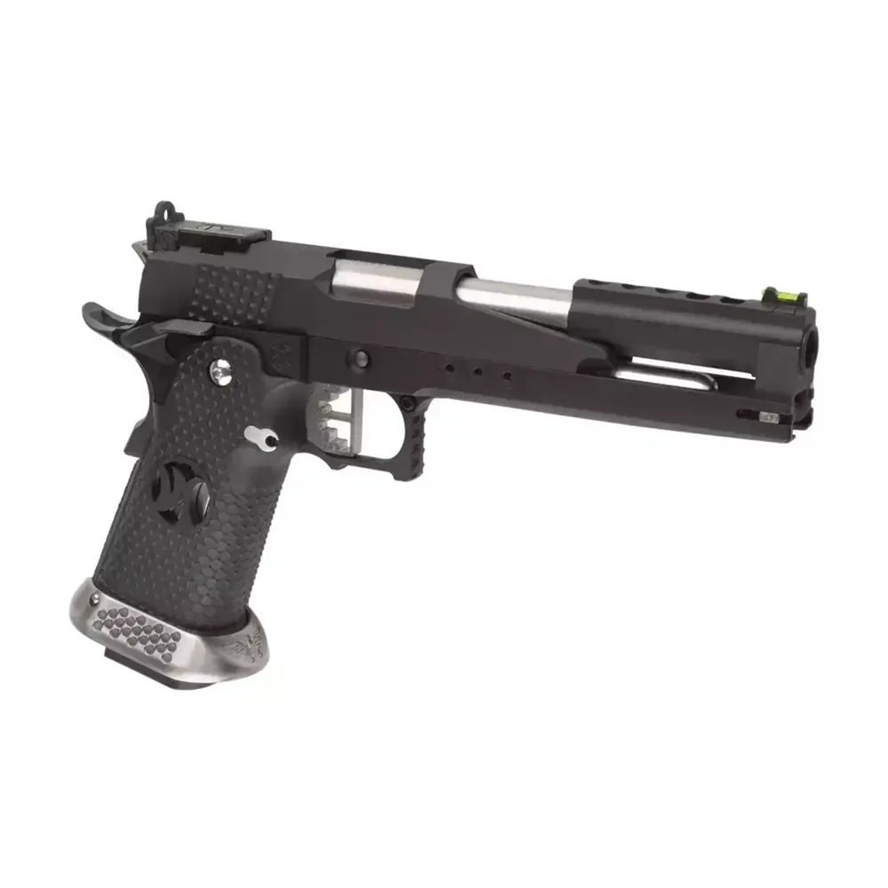 AW HX2202 Split Siyah IPSC Turnuva GBB Airsoft Tabanca
