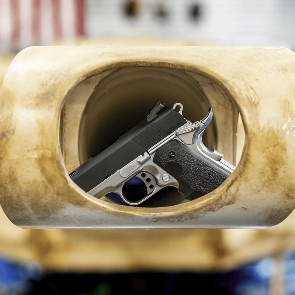 AW COLT 1911 COMPACT SILVER Full Metal Airsoft GBB Tabanca NE1001