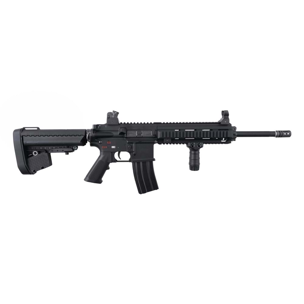 BOLT HK416 DEVGRU EXT BRSS Carbine Gerçekçi Tepmeli Siyah AEG Airsoft Tüfek