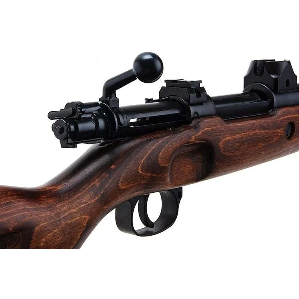 ARES KAR-98K SPRING SNIPER GERCEK AGAC AIRSOFT WW2 TUFEGI - STANDART EDITION