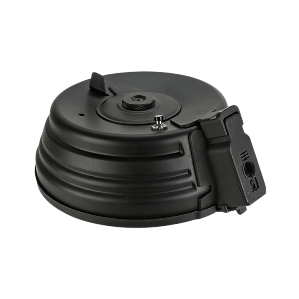 CYMA AK Serileri için 2500BB METAL Electric Winding Drum Magazine Tambur Şarjör