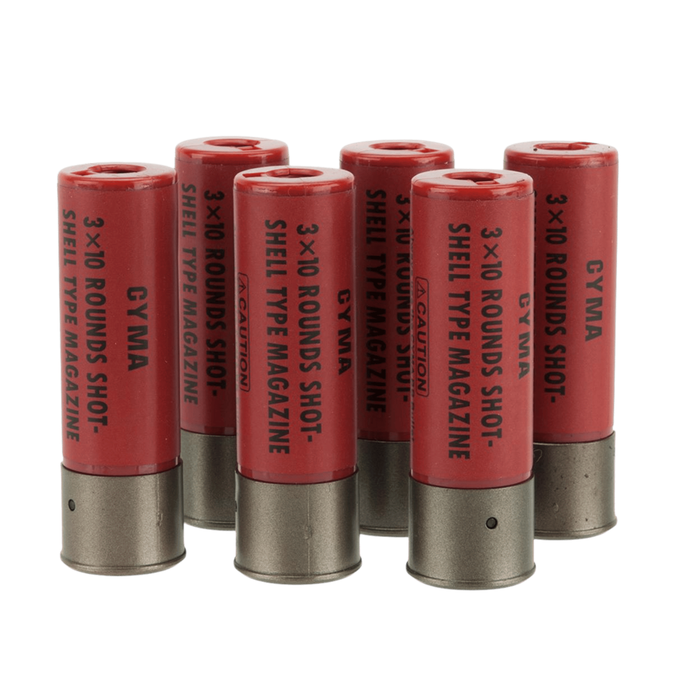 CYMA Shotgun Shell 6lı Paket / 30BB 3lü Atar Airsoft Pompalı Şarjörü M069