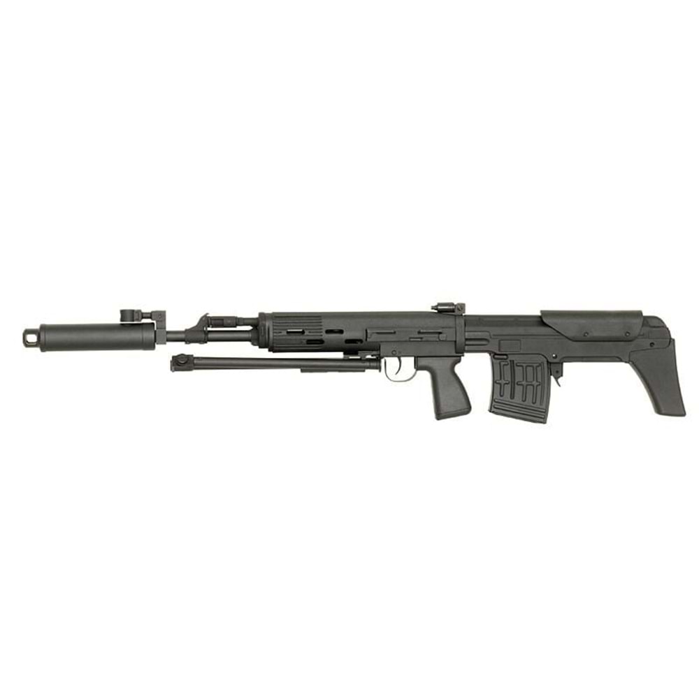 CYMA Dragunov SVU BullpUp Sniper Airsoft Tüfeği (Orijinal Bipodlu) CM057-SVU