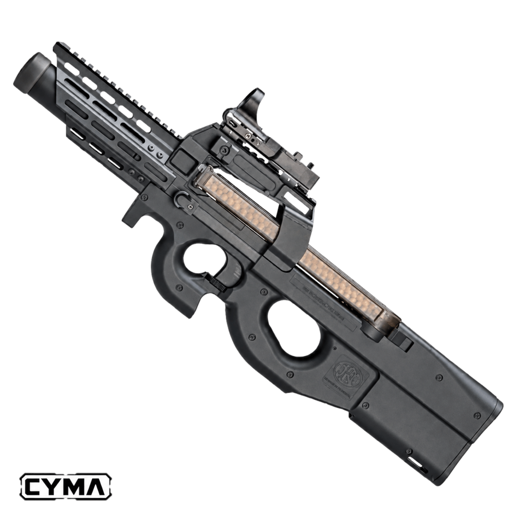CYMA P90 RIS Raylı Siyah AEG Airsoft Tüfek