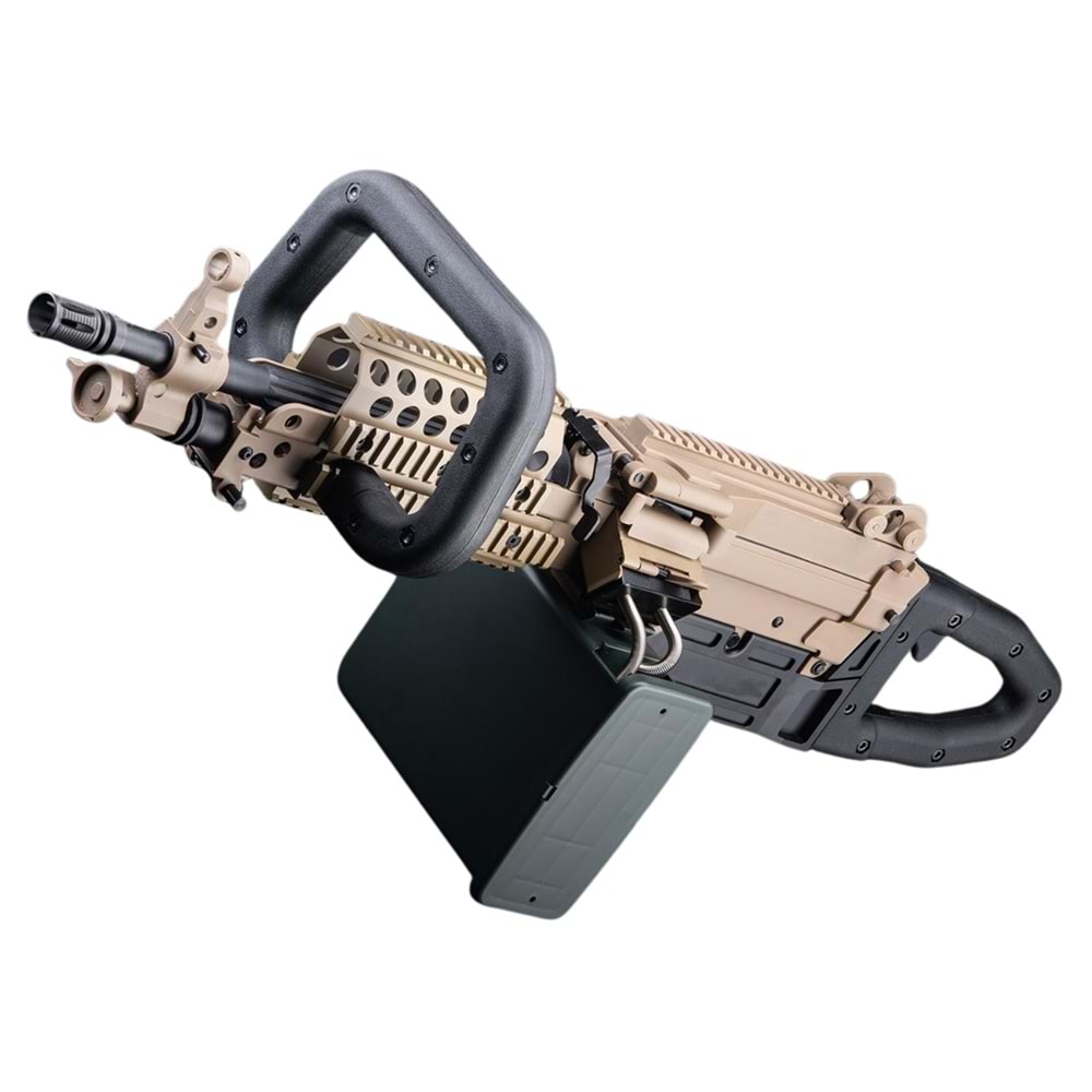 A&K Mugen M249 MK46 SAW LMG Tan AEG Airsoft Tüfek