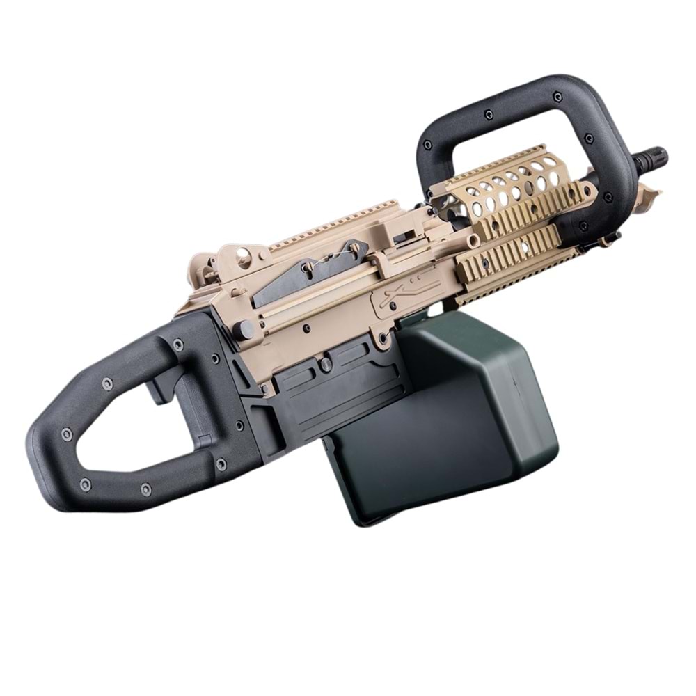 A&K Mugen M249 MK46 SAW LMG Tan AEG Airsoft Tüfek