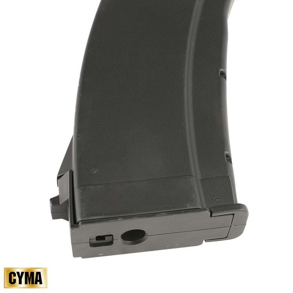 CYMA AK tipi Mid-Cap 200BB Airsoft Şarjör (Siyah)