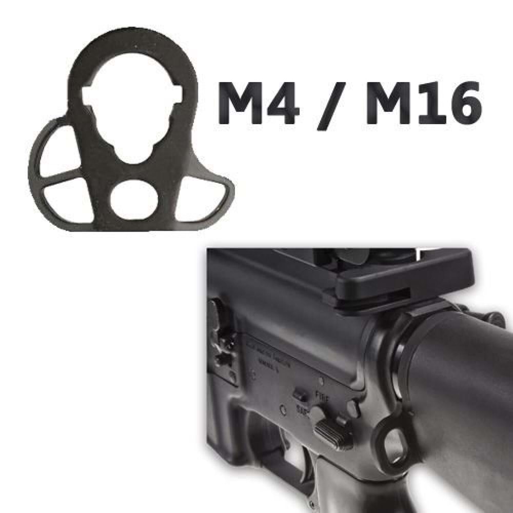 CYMA Aluminum CQB Gun Stock Sling Ring M4 M16 İçin Askı Kayış Halkası (Siyah)