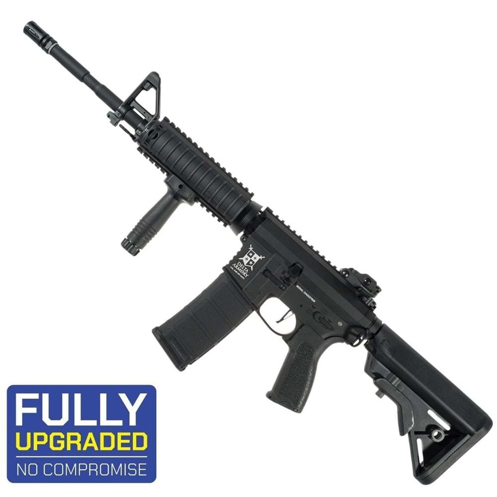 Delta Armory AR15 RIS ALPHA ETU FULL UPGRADED Airsoft Tüfek / Siyah DA-A02-ETU