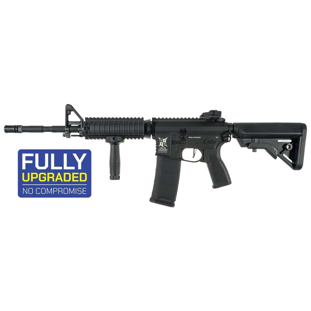 Delta Armory AR15 RIS ALPHA ETU FULL UPGRADED Airsoft Tüfek / Siyah DA-A02-ETU