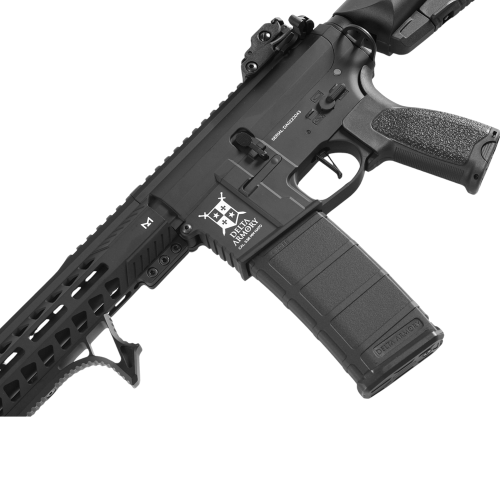 Delta Armory M4 AR15 10inch MLOK ALPHA Siyah AEG Airsoft Tüfek / Pil Şarj Setli