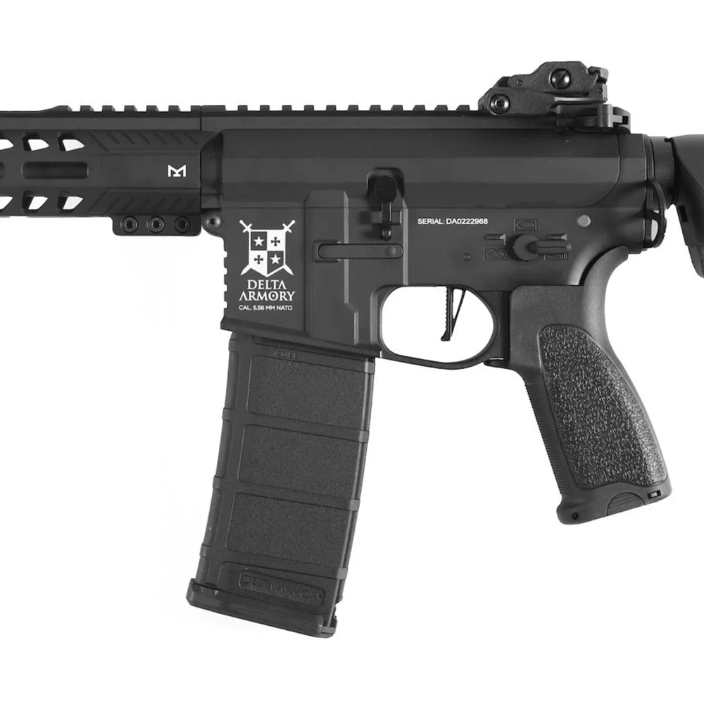 Delta Armory AR15 13'' M-Lok ALPHA Siyah AEG Airsoft Tüfek / Pil Şarj Setli