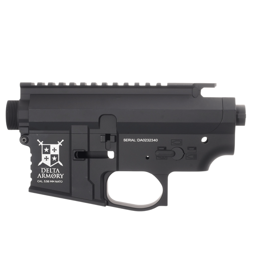 Delta Armory Airsoft M4 tüfek için METAL GÖVDE Siyah