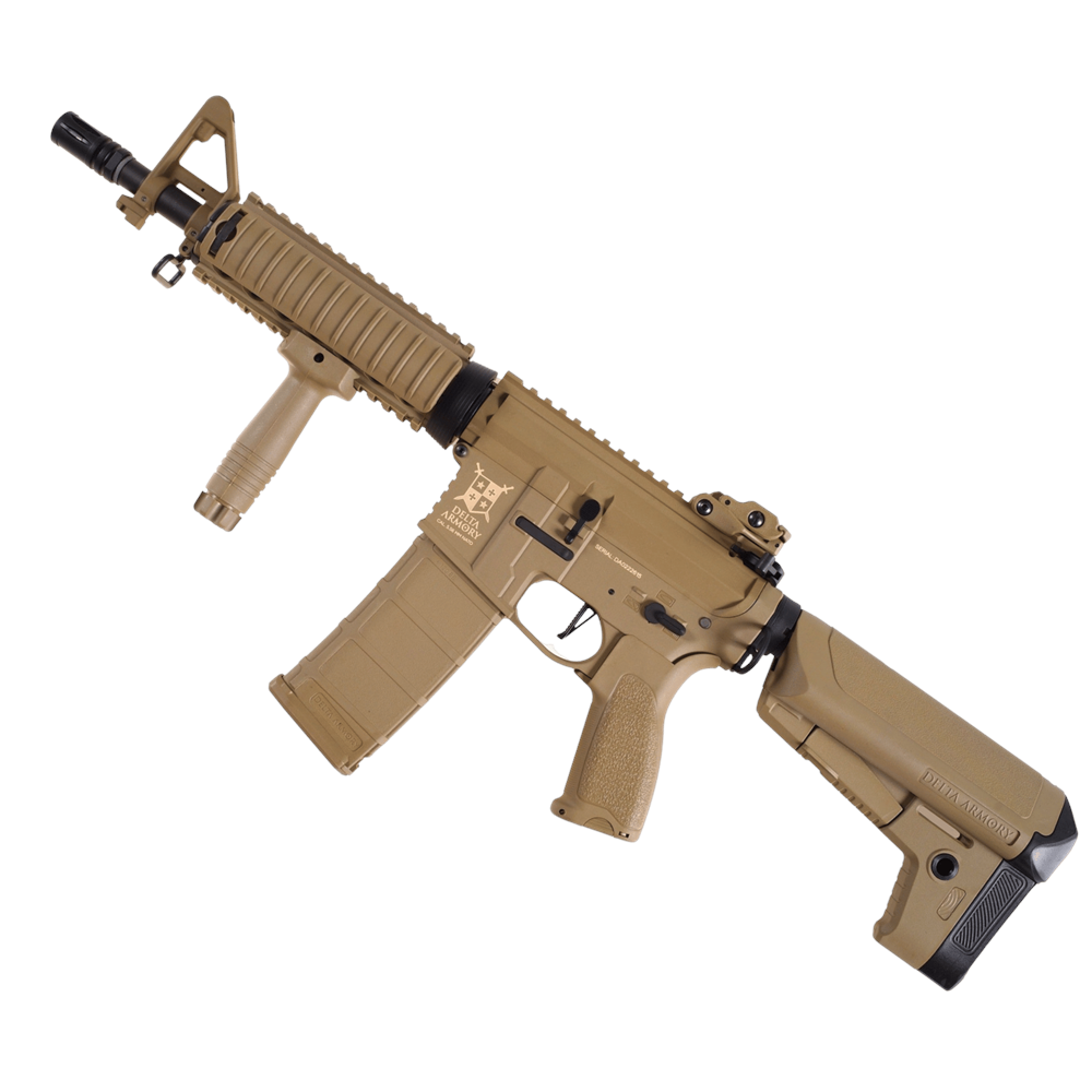 Delta Armory M4 AR15 CQB-R Charlie Pil şarj set Airsoft Tüfek FULL TAN DA-C02-FT