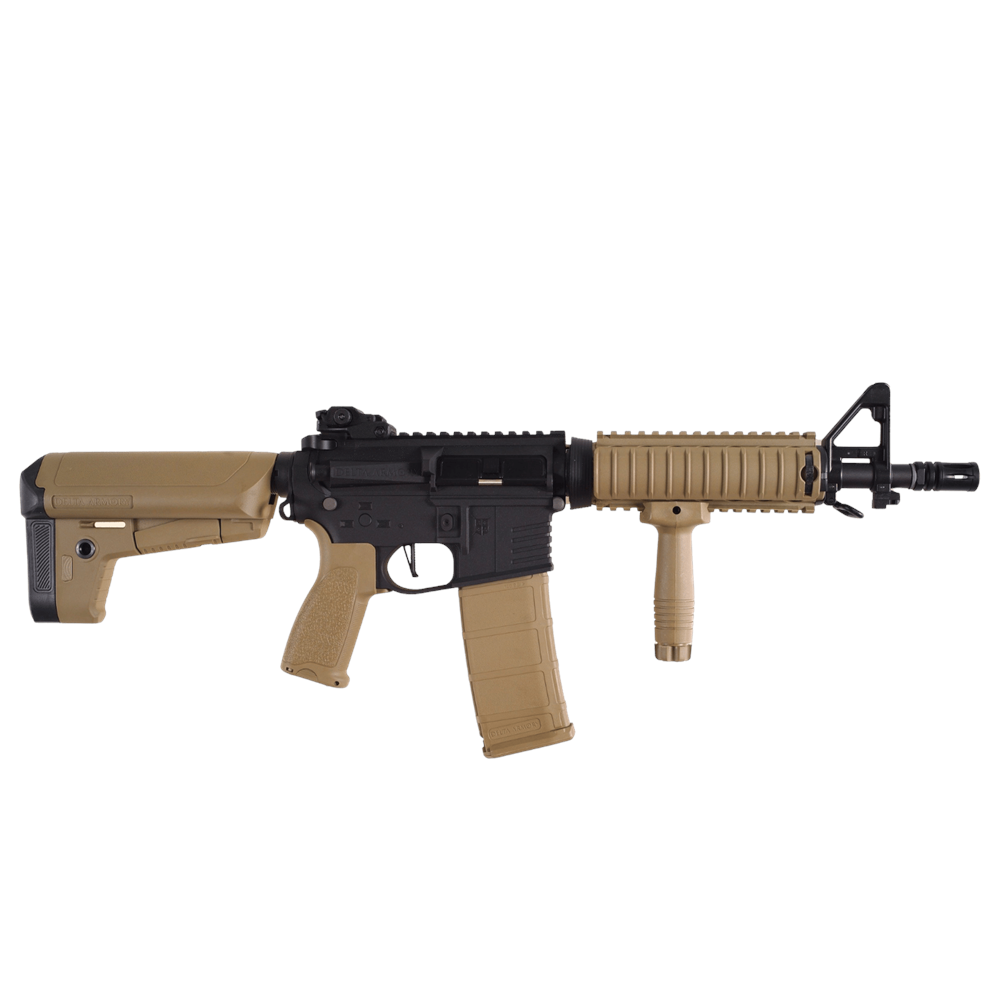 Delta Armory M4 AR15 CQB-R Charlie Pil şarj set Airsoft Tüfek TAN Siyah DA-C02-HT