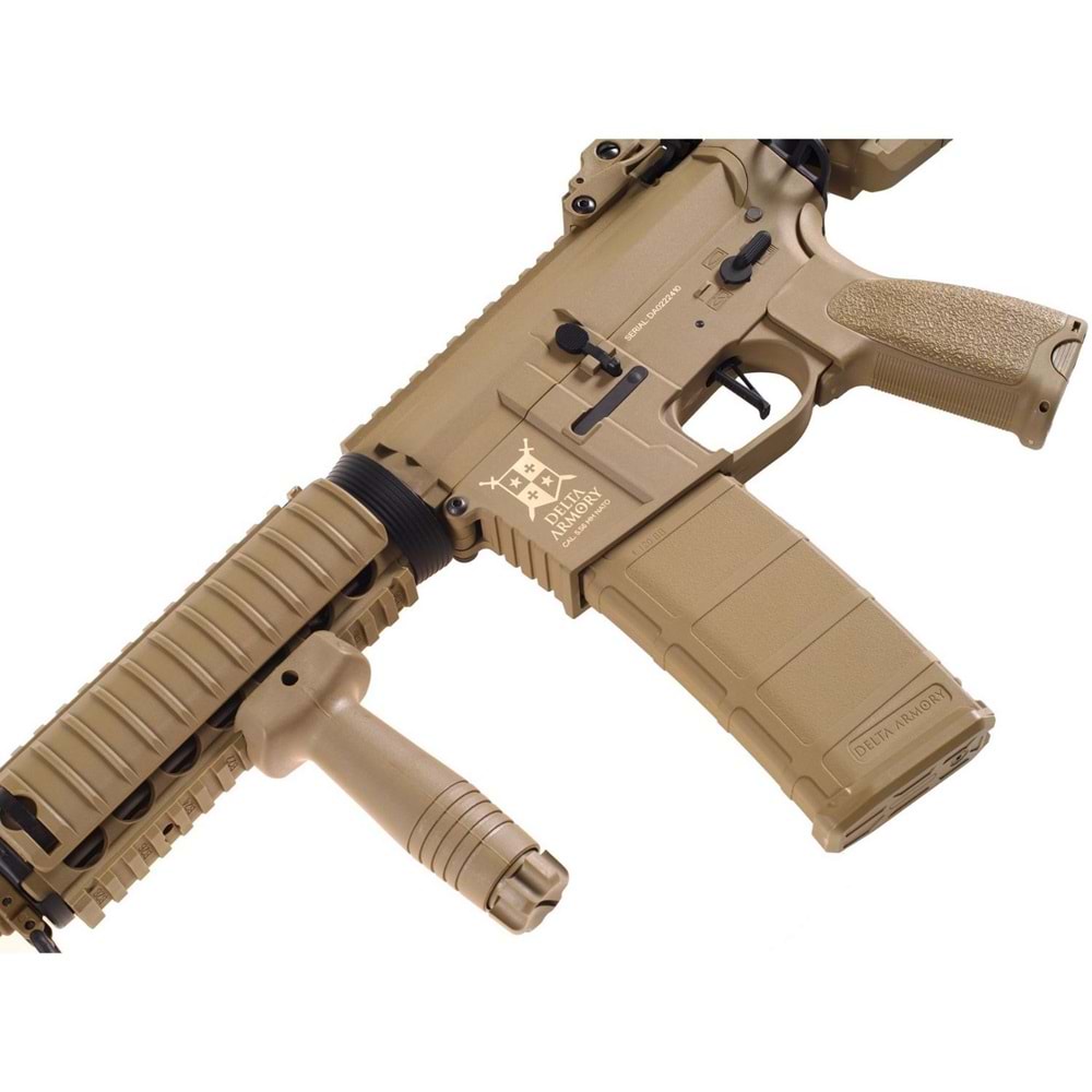 Delta Armory M4 AR15 RIS Charlie PiL ŞARJ SET Airsoft Tüfek FULL TAN DA-C03-FT