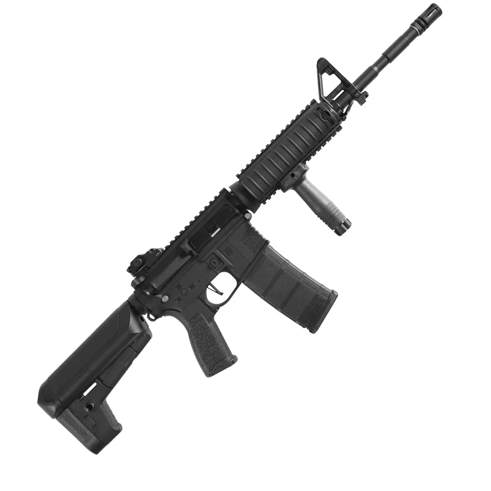 Delta Armory M4 AR15 RIS Charlie Siyah AEG Airsoft / Pil Şarj Setli