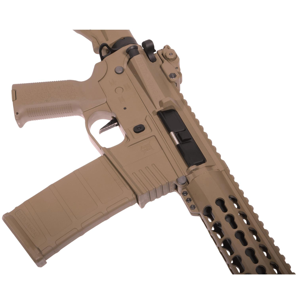 Delta Armory AR15 KeyMod 10'' Charlie EAGLE Full Tan AEG Airsoft Tüfek (DA-C04-FT-EGL)
