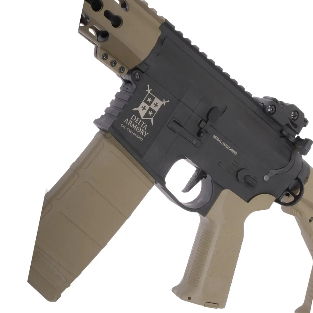 Delta Armory AR15 KeyMod 10'' Charlie EAGLE Half Tan AEG Airsoft Tüfek