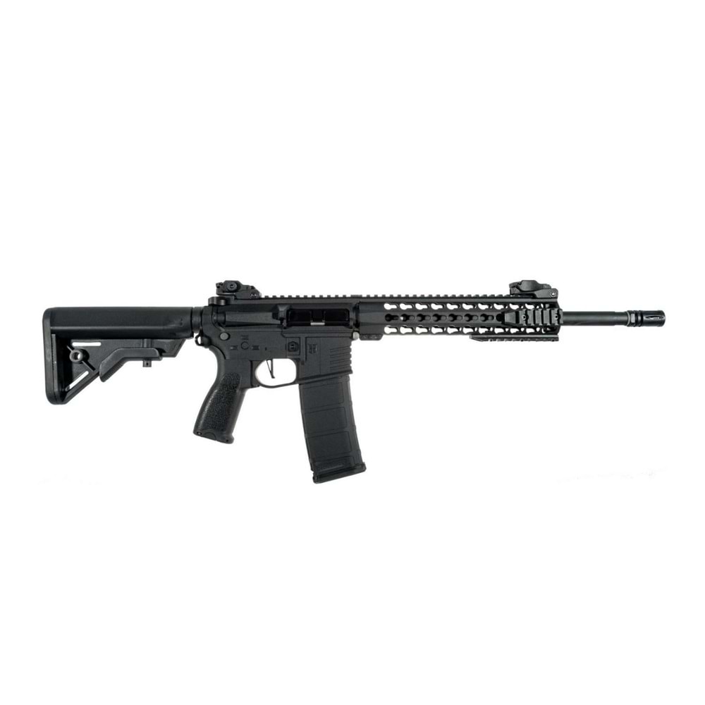 Delta Armory M4 AR15 KeyMod 10'' Charlie PiL ŞARJ SET Airsoft Tüfek Siyah DA-C04