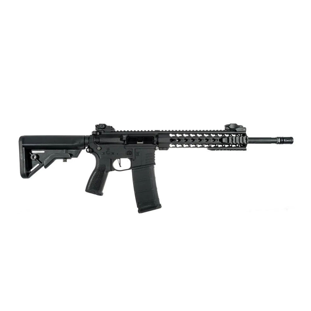 Delta Armory M4 AR15 KeyMod 10'' Charlie Siyah AEG Airsoft Tüfek / Pil Şarj Setli