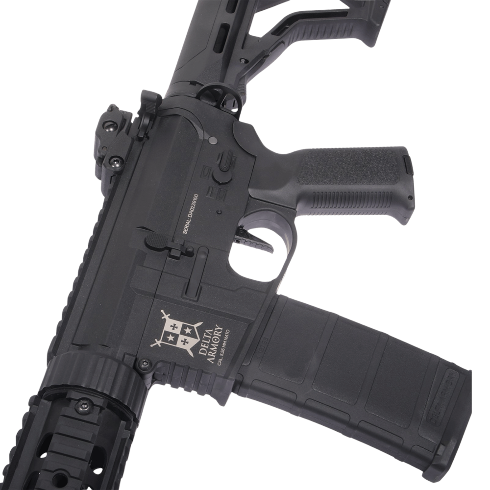 Delta Armory AR15 SilentOps 7'' Charlie EAGLE Siyah AEG Airsoft Tüfek
