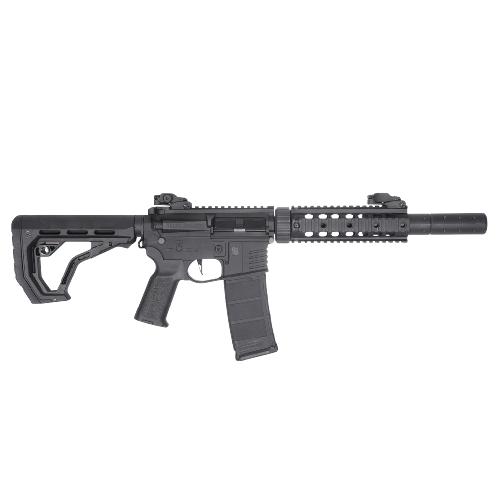 Delta Armory AR15 SilentOps 7'' Charlie EAGLE Siyah AEG Airsoft Tüfek