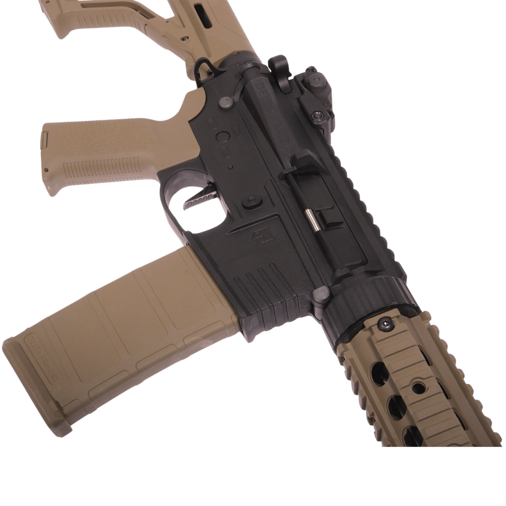 Delta Armory AR15 SilentOps 7'' Charlie EAGLE TAN Siyah AEG Airsoft Tüfek