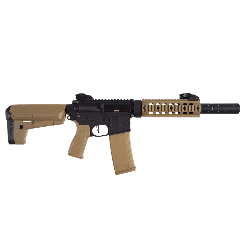 Delta Armory AR15 SilentOps 7'' Charlie PiL ŞARJ SET Airsoft Tüfek TAN Siyah DA-C05-HT