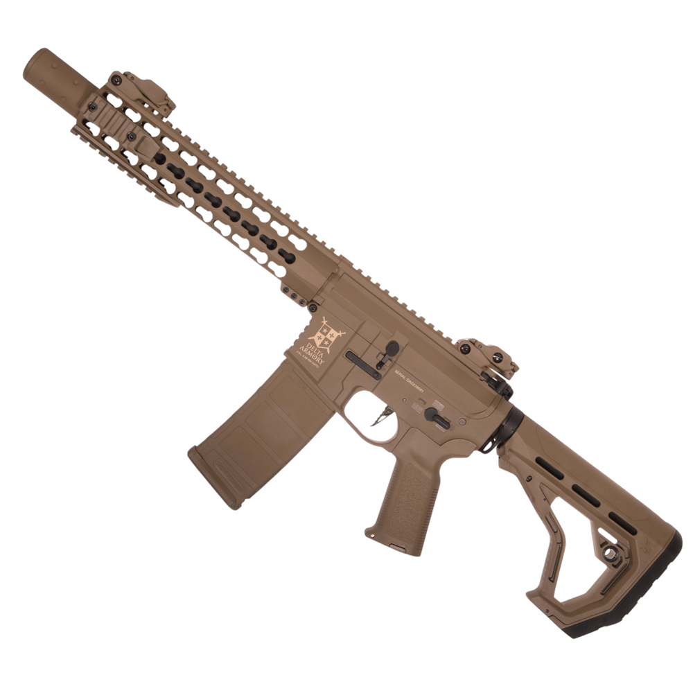 Delta Armory Airsoft Rifle AR15 KeyMod 10'' Charlie EAGLE Tüfek FULL TAN