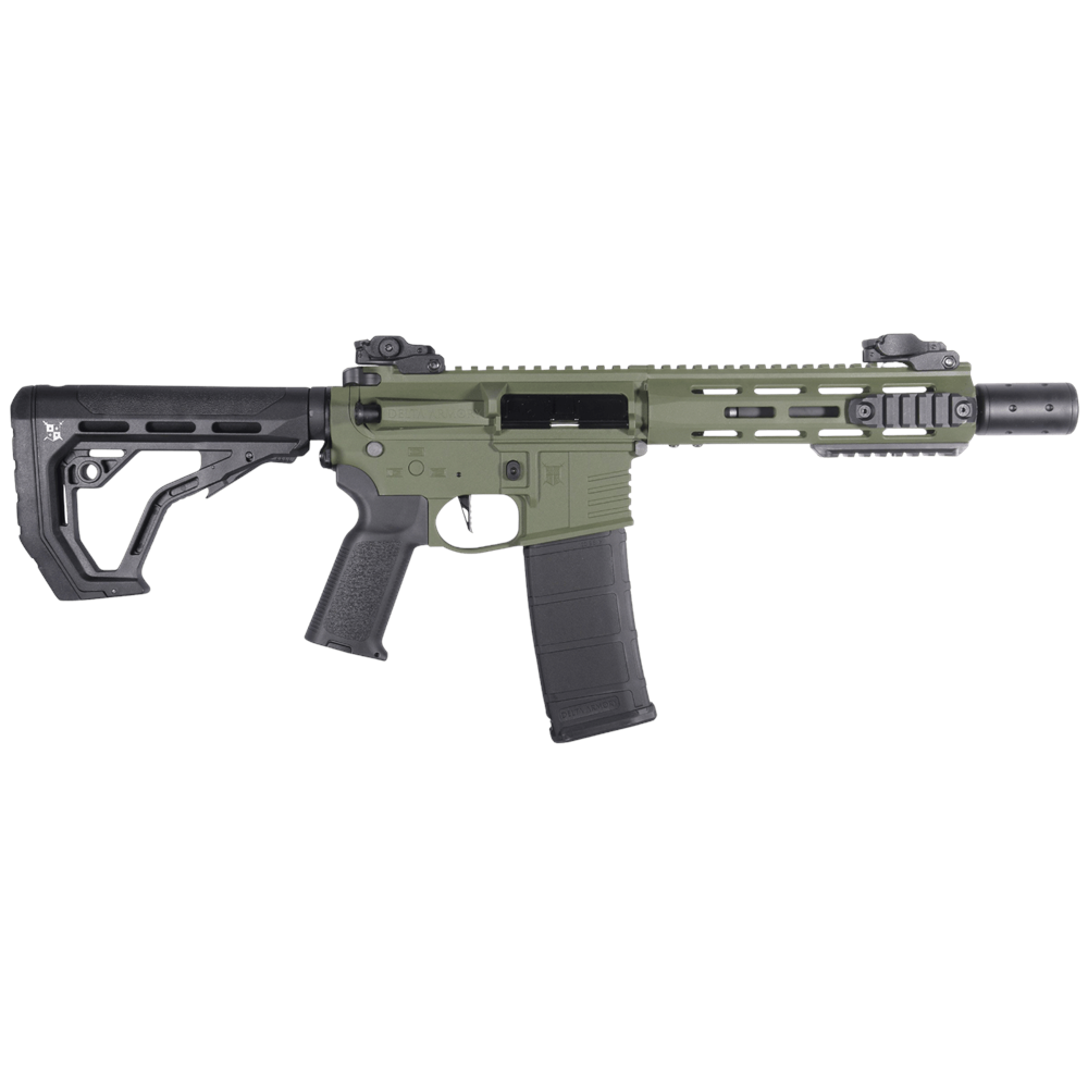 Delta Armory M4 AR15 M-LOK SilentOps 8'' Charlie HAKİ Airsoft Tüfek SET